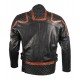 Mens 101 Vintage Distressed Biker Real Leather Jacket