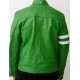 Mens Alien Green Ben 10 Leather Jacket