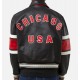 Mens Avirex Chicago Black Leather Jacket