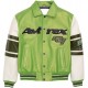 Mens Avirex Stars and Stripes Green Jacket