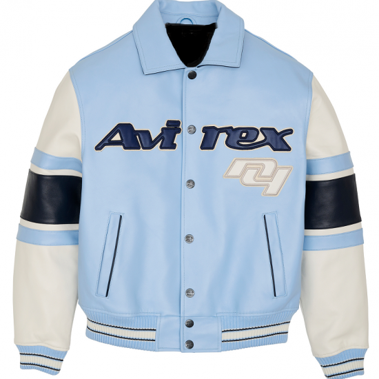 Mens Avirex The Legend Leather Jacket