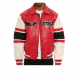 Mens Avirex The Legend Red Leather Jacket