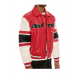 Mens Avirex The Legend Red Leather Jacket