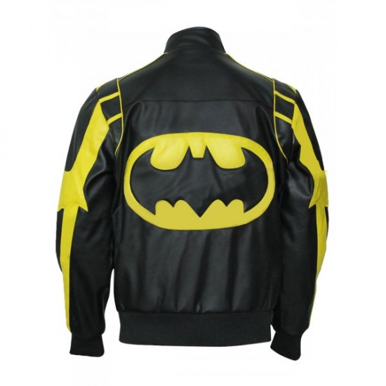 Mens Batman Arkham Knight Leather Jacket Costume