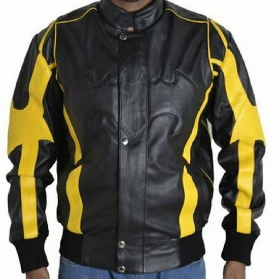 Mens Batman Arkham Knight Leather Jacket Costume