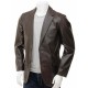 Men’s Ultimate Crossover Real Leather Blazer Jacket