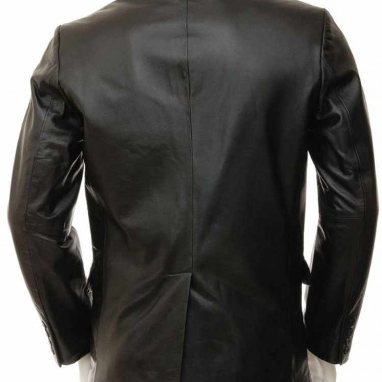 Men’s Ultimate Crossover Real Leather Blazer Jacket