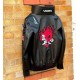 Mens Cyberpunk 2077 Leather Embroidery Costume Jacket