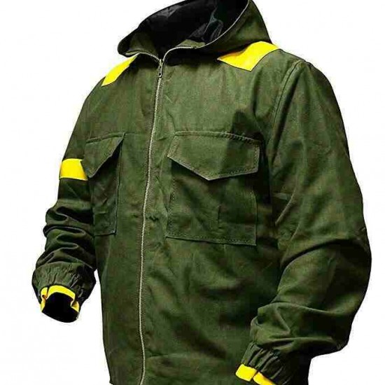 Twenty One Green Pilot Camouflage Jacket