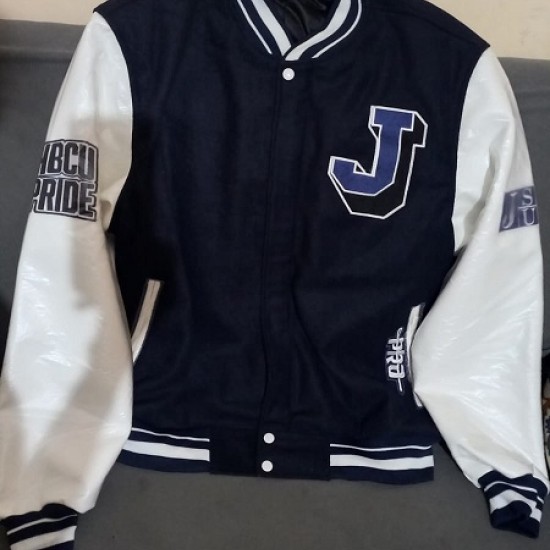 Mens Jackson State University Classic Rib Wool Varsity Jacket