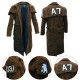 Mens New A7 Vega Veteran Ranger Armor Costume NCR Trench Leather Coat