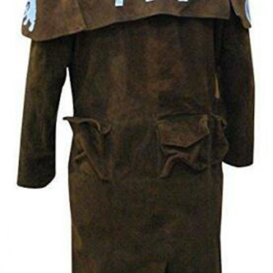 Mens New A7 Vega Veteran Ranger Armor Costume NCR Trench Leather Coat