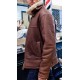 Mens Sheepskin Aviator Flying Jacket