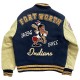 Mens State Champions Indians Blue Varsity Jacket