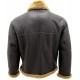 Men’s Brown RAF Real Shearling Jacket