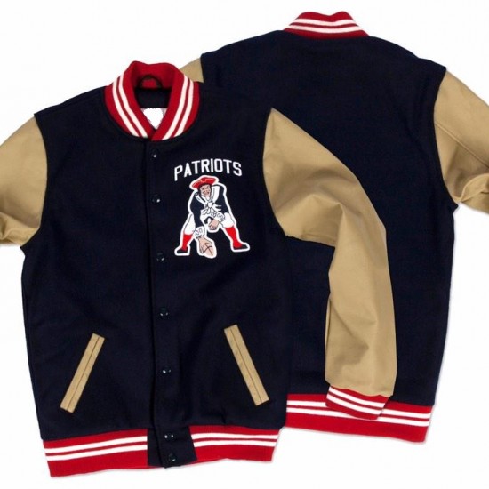 Men’s Patriots Varsity Letterman Jacket