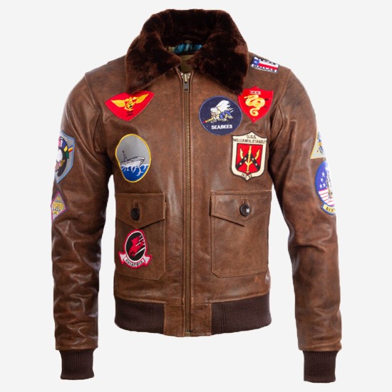 Men’s Vintage Pilot Flight Bomber Jacket