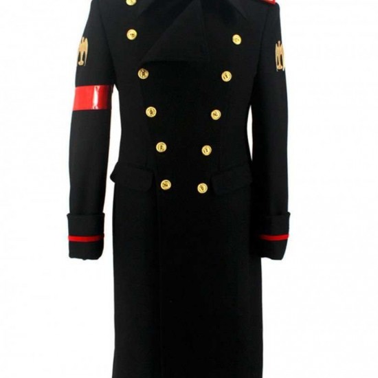 Michael Jackson Military Long Trench Coat 