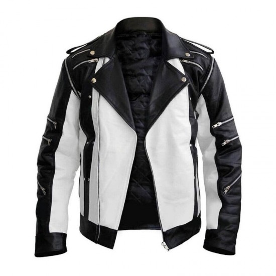 Michael Jackson’s Black And White Leather Jacket