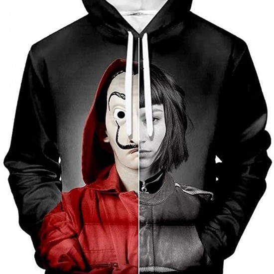 Money Heist La Casa De Papel Tokyo Professor Hooded Sweatshirt Jacket