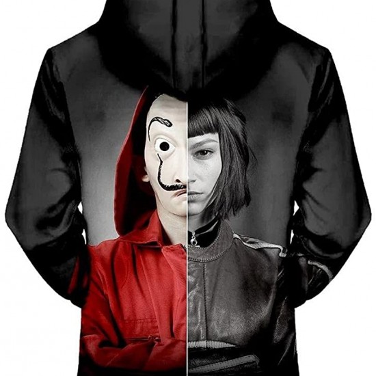 Money Heist La Casa De Papel Tokyo Professor Hooded Sweatshirt Jacket