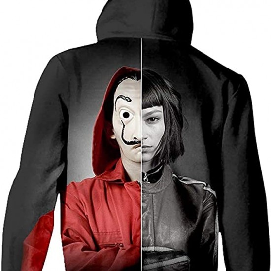 Money Heist La Casa De Papel Tokyo Professor Hooded Sweatshirt Jacket