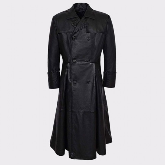 Morpheus The Matrix Laurence Fishburne Alligator Coat