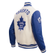 NHL Toronto Maple Leafs Retro Off-White Classic Varsity Jacket