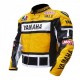 New Men's Yamaha Motorcycle Cow Hide Leather Jacket