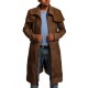 New Mens A7 Vega Veteran Ranger Armor Costume NCR Trench Leather Coat