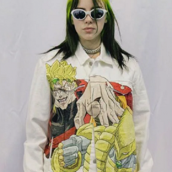 New Mens Billie Eilish Dio Cotton Jacket