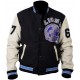 New Mens Eddie Murphy Detroit Lions Beverly Hills Cop Axel Foley Letterman Varsity Leather Jacket