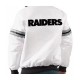 New Mens Raider White Satin Jacket