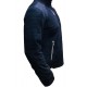 New Mens Stylish Suede Leather Cafe Racer Jacket