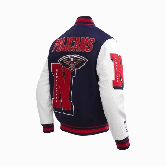 New Orleans Pelicans Mashup Varsity Jacket