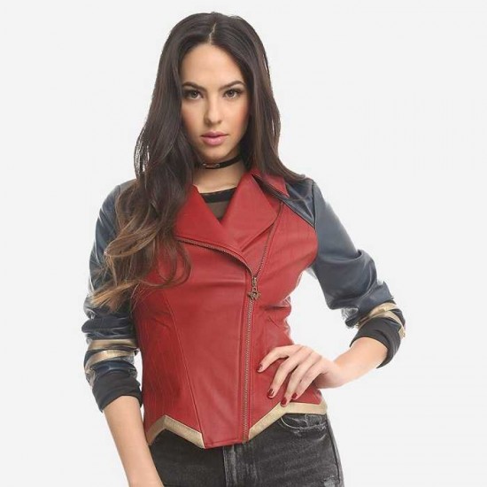 New Wonder Woman Leather Jacket