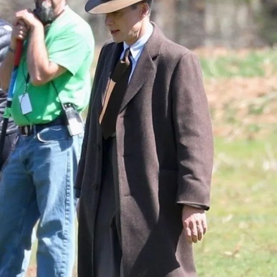 Oppenheimer 2023 Cillian Murphy Brown Coat