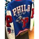 PHILADELPHIA 76 ERS NBA Mash Up Mens Long Sleeve Varsity JACKET