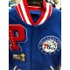 PHILADELPHIA 76 ERS NBA Mash Up Mens Long Sleeve Varsity JACKET