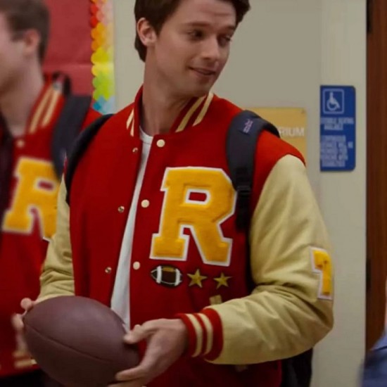 Patrick Schwarzenegger Moxie Varsity Jacket