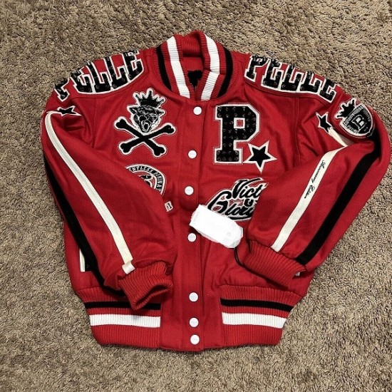 Pelle Pelle Anniversary Edition Varsity Red Jacket