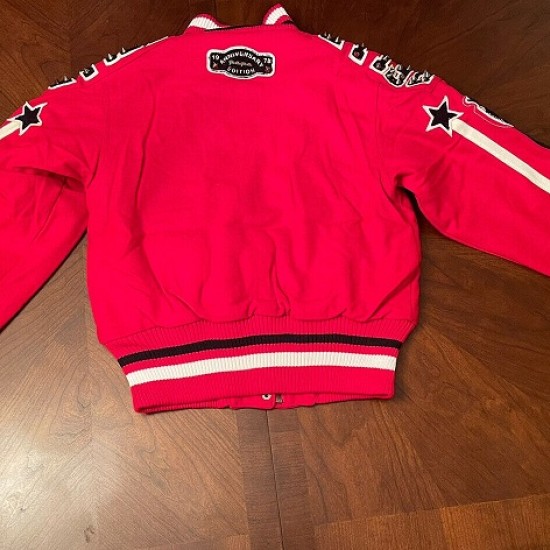 Pelle Pelle Anniversary Edition Varsity Red Jacket