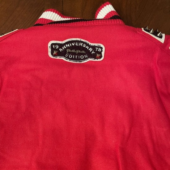 Pelle Pelle Anniversary Edition Varsity Red Jacket