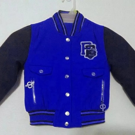 Pelle Pelle Blue Varsity Jacket