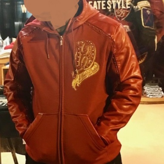 Pelle Pelle Born and Raised Hooded Leather Jacket