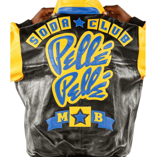 Pelle Pelle Classic Soda Club Yellow Leather Jacket