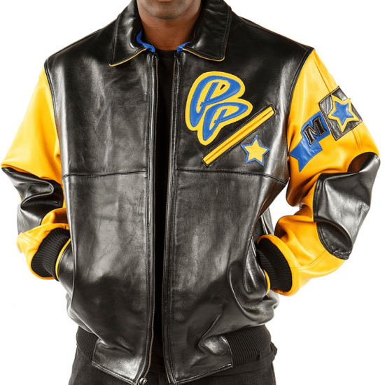 Pelle Pelle Classic Soda Club Yellow Leather Jacket