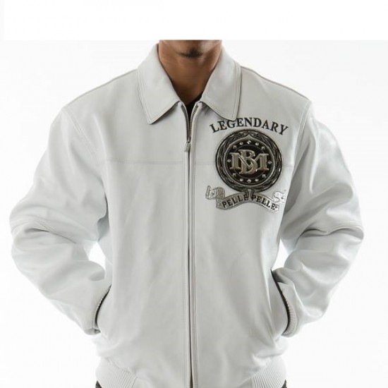 Pelle Pelle Legendary White Leather Jacket