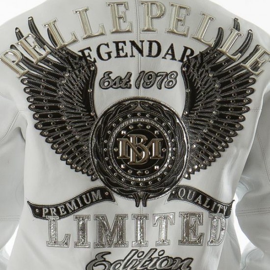 Pelle Pelle Legendary White Leather Jacket