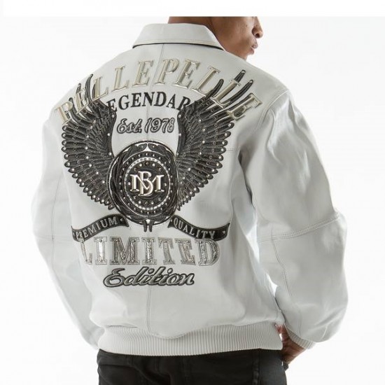 Pelle Pelle Legendary White Leather Jacket